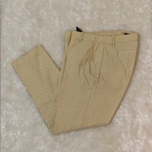 Tommy Hilfiger Beige Polka Dot Trousers